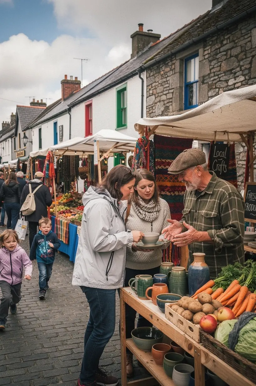 Sustainable travel practices in Ireland guide image.